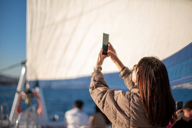 Afterwork on Catamaran with Live Music from Port Olimpic - What this Barcelona catamaran cruise is really like