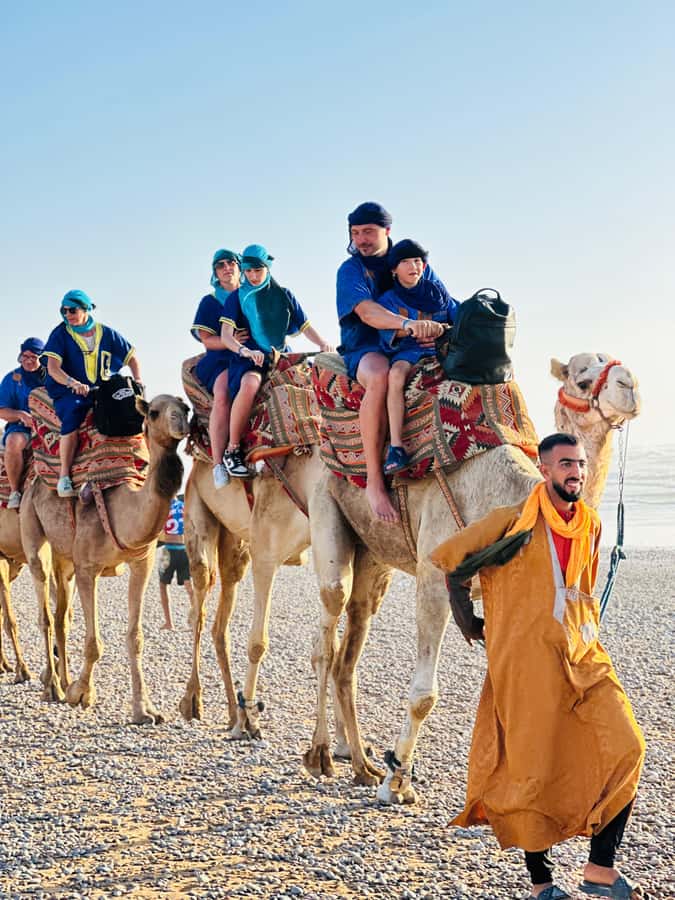 Agadir/Taghazout: Sunset Camel Ride with BBQ and Music Show - BBQ dinner, mint tea, and a short evening meal