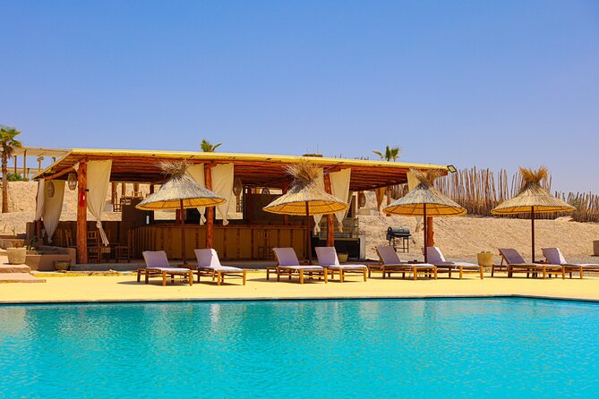 Agafay Desert Luxury, Quad, Camel, Pool, Dinner Show and Concert - Pool time before the desert activities