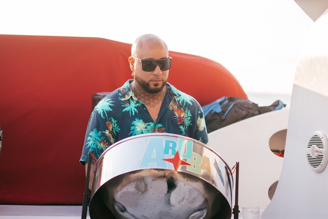 Aruba Sunset Sail with Caribbean Dinner and Live Music - Dinner served after the catamaran moors