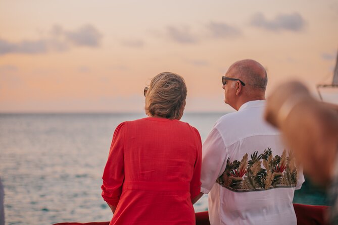 Aruba Sunset Sail with Caribbean Dinner and Live Music - Steel drums, sunset light, and the second sail