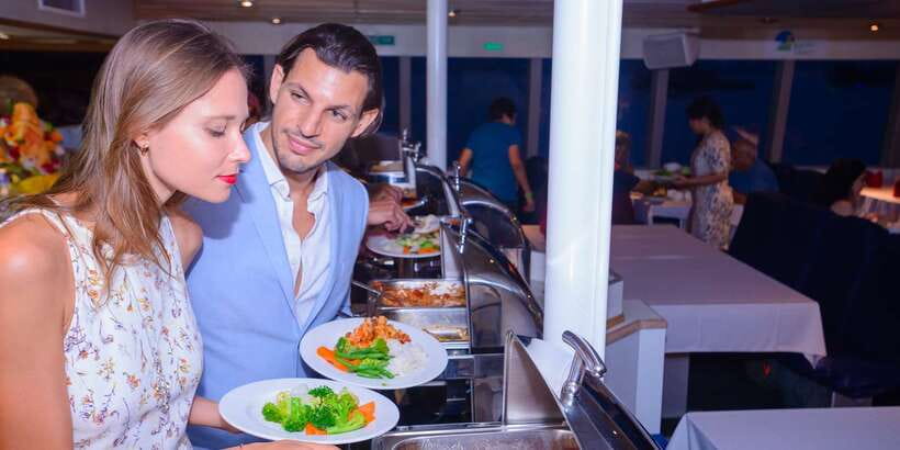 Bali/Benoa: Sunset Dinner Cruise with Show and Live Music - The 45-minute Benoa Bay opening