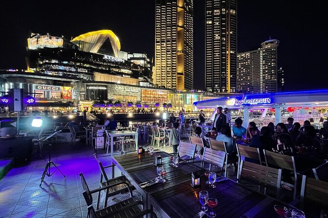 Bangkok Dinner Cruise with Intl Buffet, Live Music & Hotel Pickup - Live music, dancing, and the entertainment question