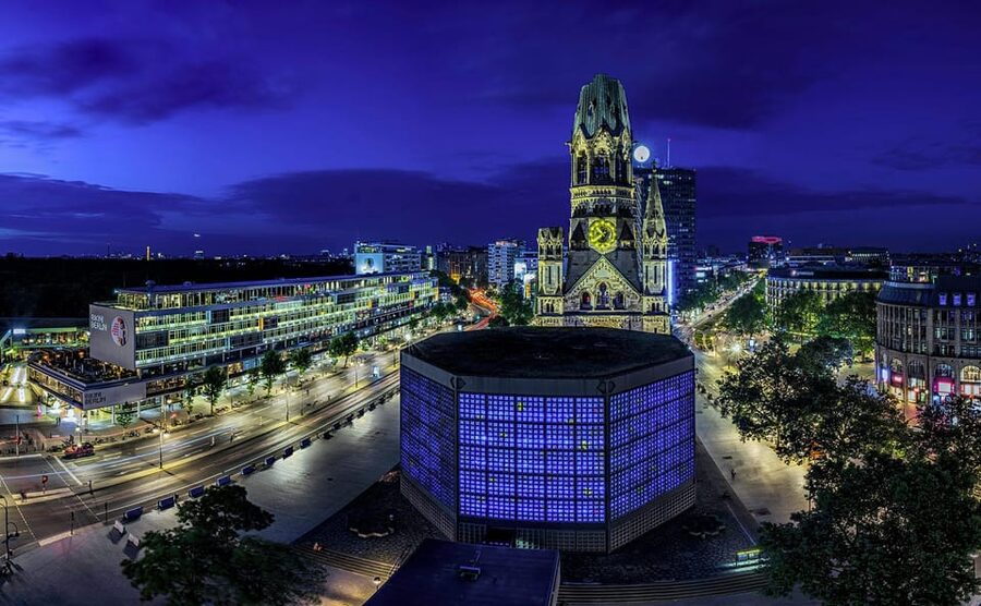 Berlin: Classical Concert at Kaiser Wilhelm Memorial Church - The musicians and the smaller ensemble