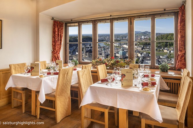 Best of Mozart Concert and GOLDEN VIP Dinner at Fortress Hohensalzburg - Cancellation and booking notes