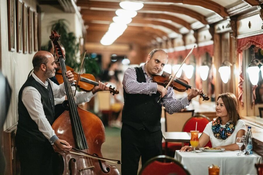 Budapest: Dinner Cruise with Live Music and Folk Dance Show - The final views toward the National Theatre
