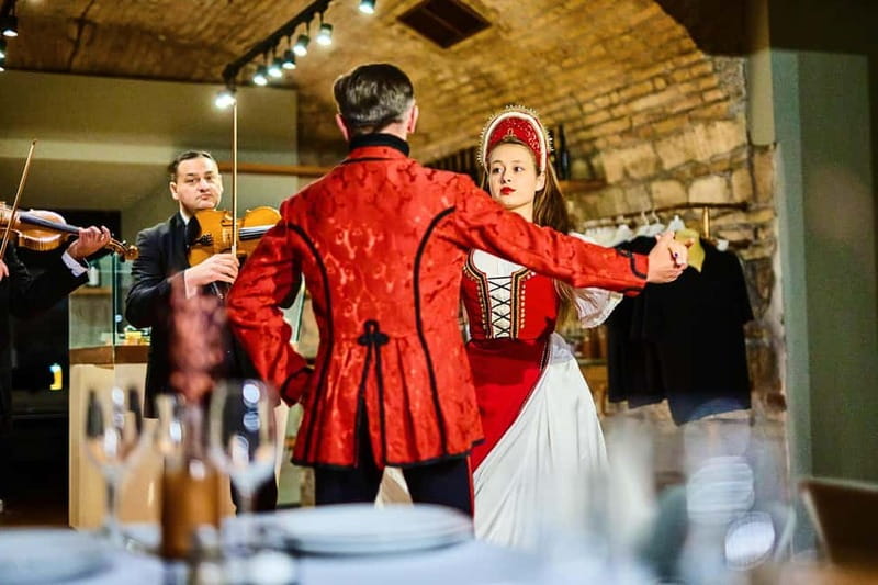 Budapest: Hungarian Folk Dance & Concert with Dinner Option - Entering the Hungarian Gastro Cellar