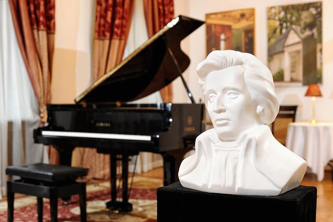 Chopin Piano Concert at Chopin Gallery with a Glass of Wine - Inside the Chopin Gallery concert room