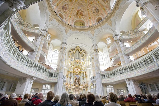 City tour (including visit to the Frauenkirche) and Semper Opera Tour - The Procession of Princes and the Zwinger