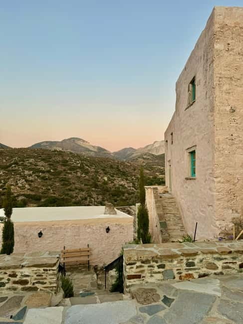 Classical guitar concert in a historic olive press - The ride from Naxos Town to the olive press