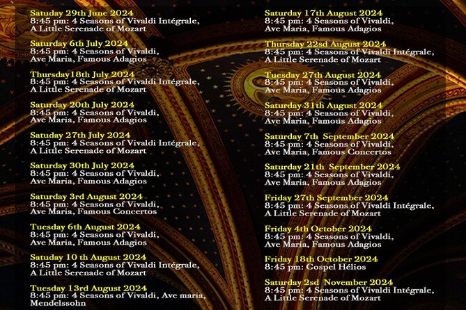 Classical Music Concert Saint Germain des Prés Church - Should you book the Saint-Germain-des-Prés concert?