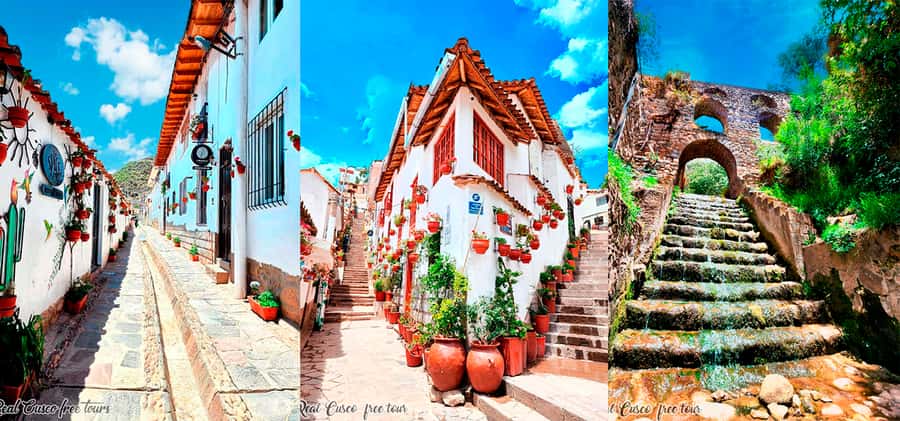 Cusco: Historic Walking Tour with Pisco Sour and Music Show - San Blas, steep lanes, and the best city views