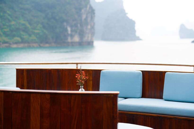 Discover Halong Symphony The Most Stunning Cruise In The Bay - Ti Top Island and its 45-minute swim stop