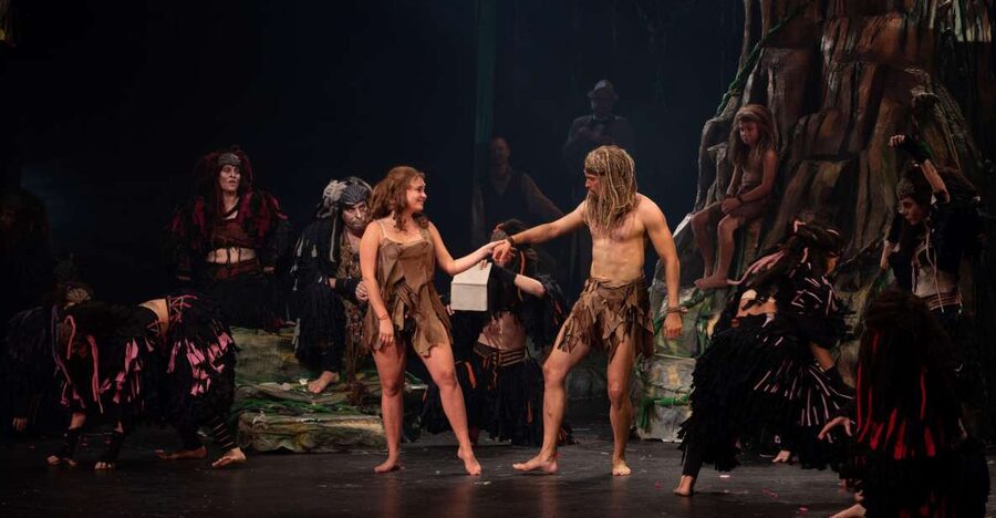 Disney's Tarzan Musical - Live sound, movement, and the jungle mood