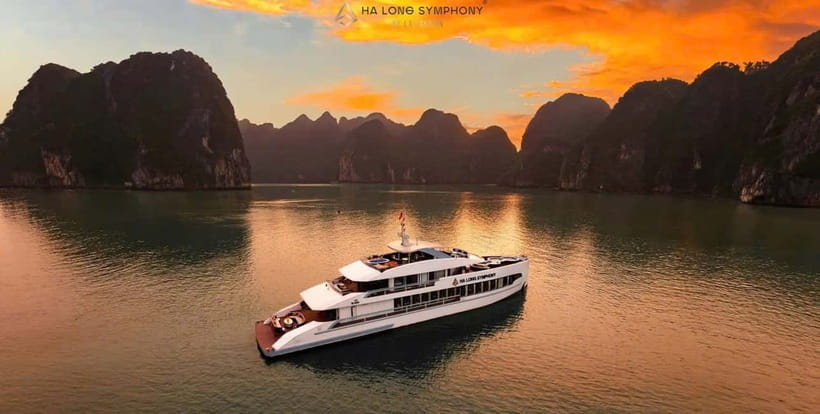 From Ha Long: Luxury Symphony Day Cruise with 2 Jacuzzi Pool - The Morning Run Across Ha Long Bay