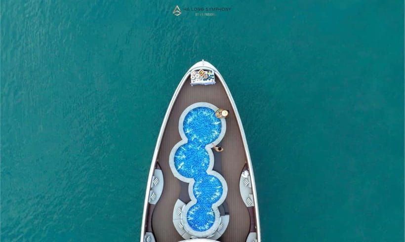 From Ha Long: Luxury Symphony Day Cruise with 2 Jacuzzi Pool - Buffet Lunch With Some Flexibility