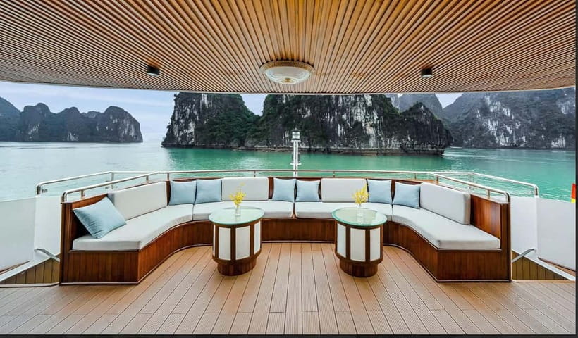From Ha Long: Luxury Symphony Day Cruise with 2 Jacuzzi Pool - What the $58 Price Really Buys