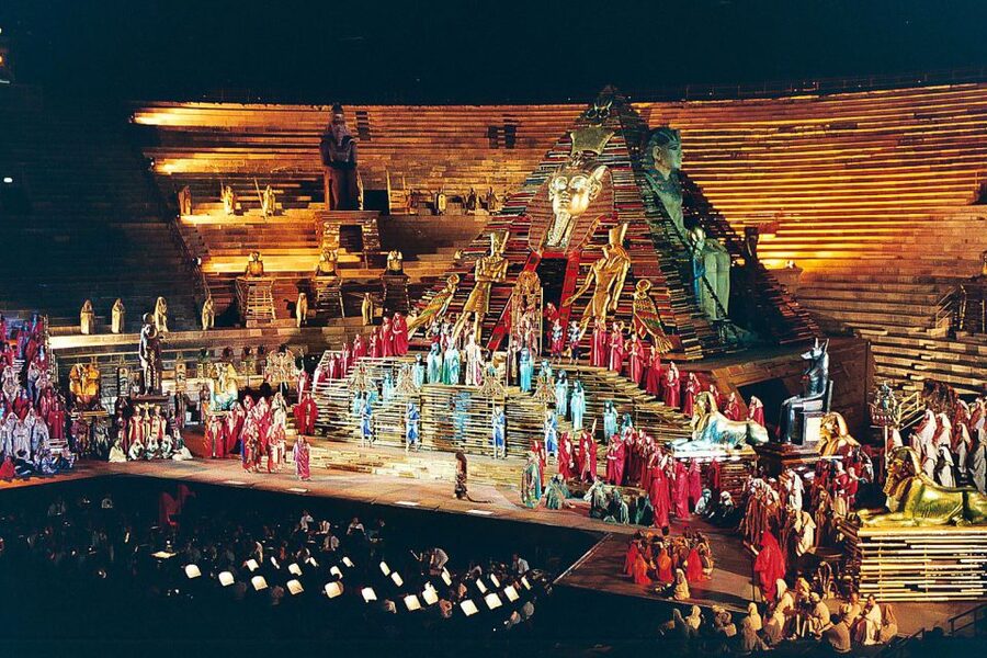 From Lake Garda: Verona Arena Opera Ticket with Transfer - What a 6th-sector seat really means