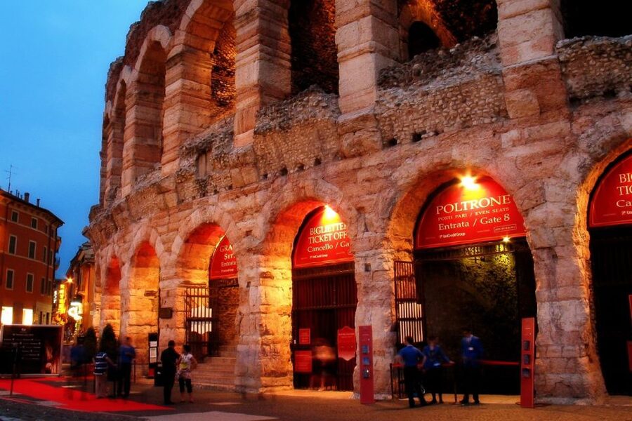 From Lake Garda: Verona Arena Opera Ticket with Transfer - From Lake Garda to Verona by evening bus