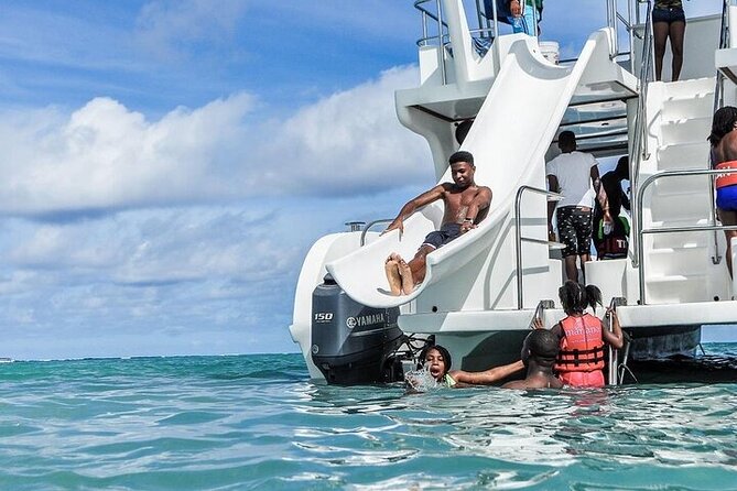 From Punta Cana: Party Boat + Snorkeling Live Music Drink Open B - Snorkeling and swimming in a nature reserve