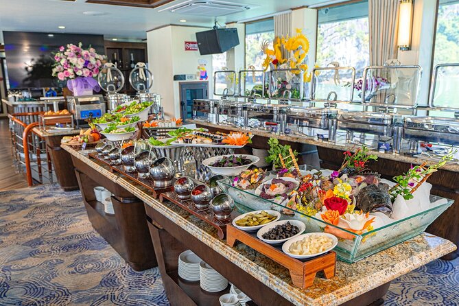 Ha Long Symphony Cruise Luxury Day Tour from Harbor with Pick up - Walking through Sung Sot Cave
