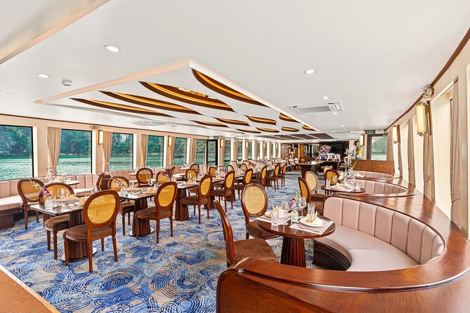 Ha Long Symphony Cruise Luxury Day Tour from Harbor with Pick up - Ti Top Island for swimming or a short rest