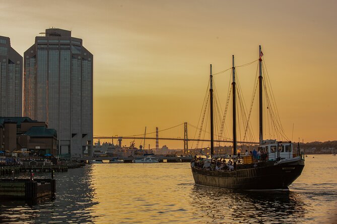 Halifax Sunset Cruise Ft. a Live Musician - Raising the tall sails aboard the Silva
