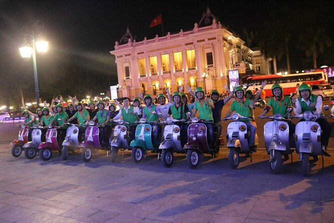 Hanoi Vespa After Dark Street Food Tour -Hidden Gem-Train Street - Key things to know before you book