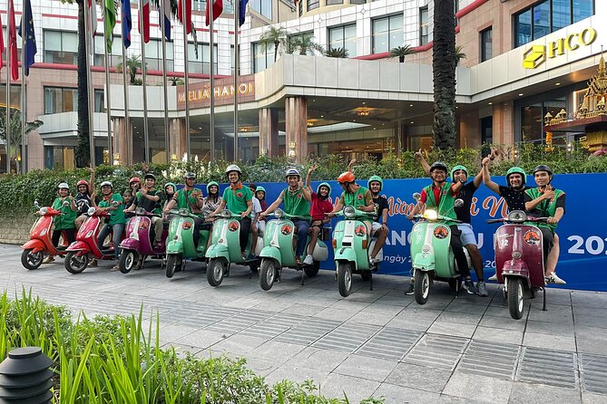 Hanoi Vespa After Dark Street Food Tour -Hidden Gem-Train Street - Train Street and egg coffee