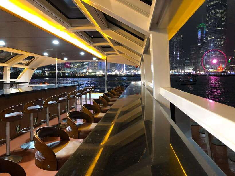 Hong Kong: Victoria Harbor Symphony Unlimited Drink Cruise - What happens at each departure point
