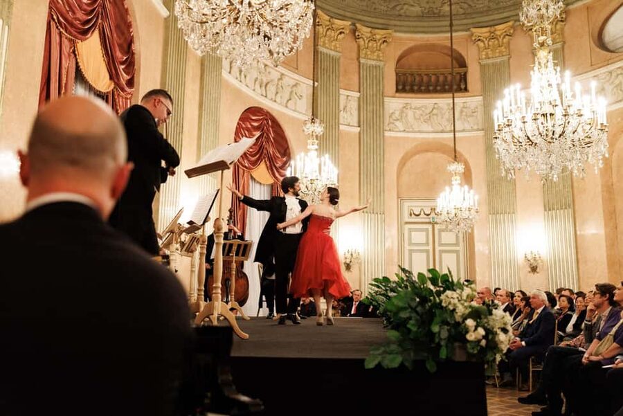Imperial Gala Concert at Palais Auersperg - The ballet is elegant, but the stage is small