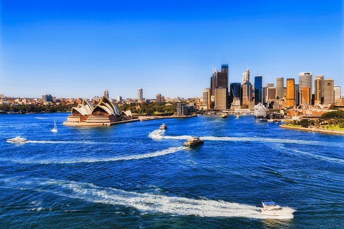 Jazz Lunch Cruise on Sydney Harbour - The Harbour Bridge and Opera House View