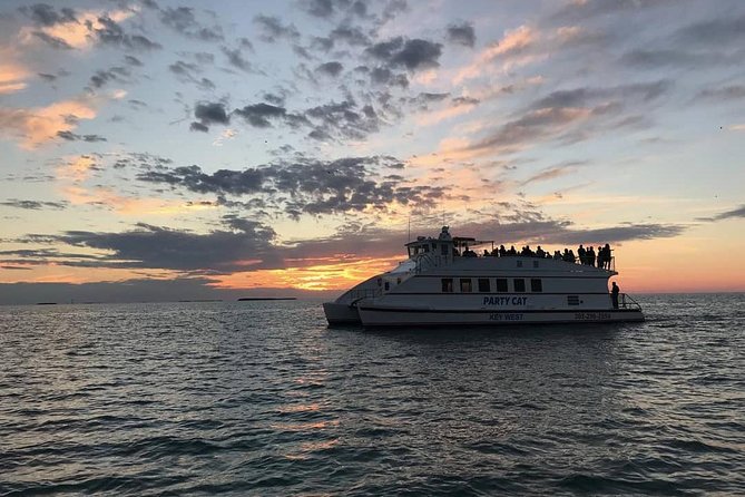 Key West Sunset Cruise: Dinner, Live Music & Drinks Included - Inside the air-conditioned main cabin