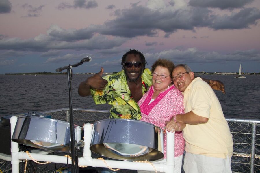 Key West: Sunset Dinner Cruise with Open Bar & Live Music - Sunset from the upper deck