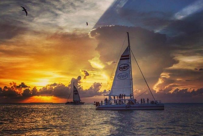 Key West Sunset Sail with Live Music, Drinks and Appetizers - A sunset party on a 65-foot catamaran