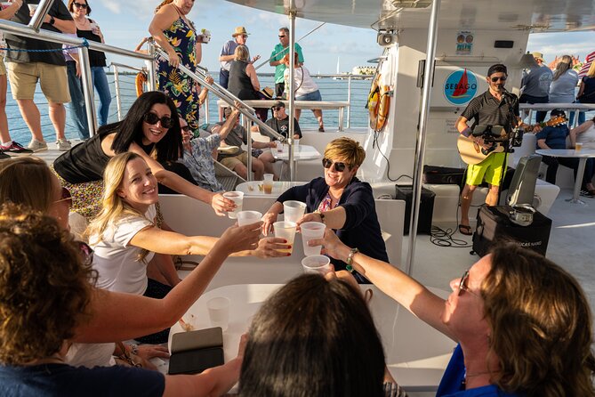 Key West Sunset Sail with Open Bar, Live Music and Hors D'oeuvres - Live music, dancing, and the changing mood