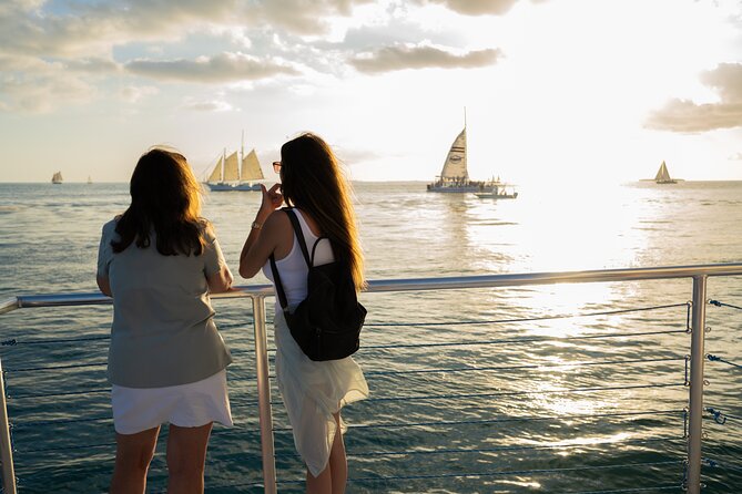 Key West Sunset Sail with Open Bar, Live Music and Hors D'oeuvres - Finding the best spot on the catamaran