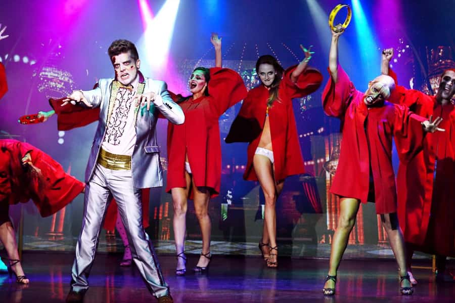Las Vegas: Zombie Burlesque Comedy Musical Show Ticket - Entering Club Z inside Miracle Mile Shops