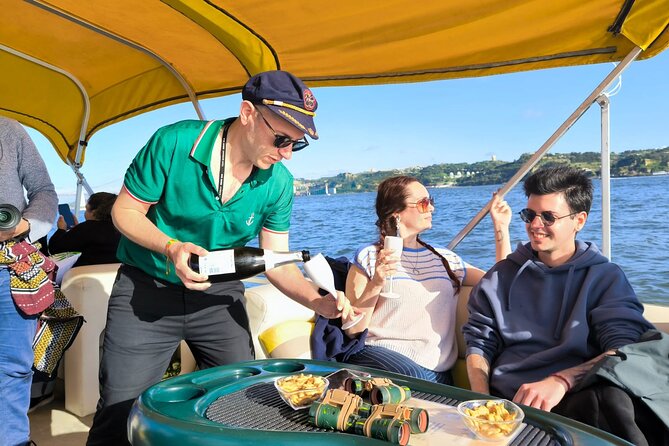 Lisbon Sunset Experience: Cruise, Wine and Live Music by the Capt - MAAT, modern Lisbon beside old Belém
