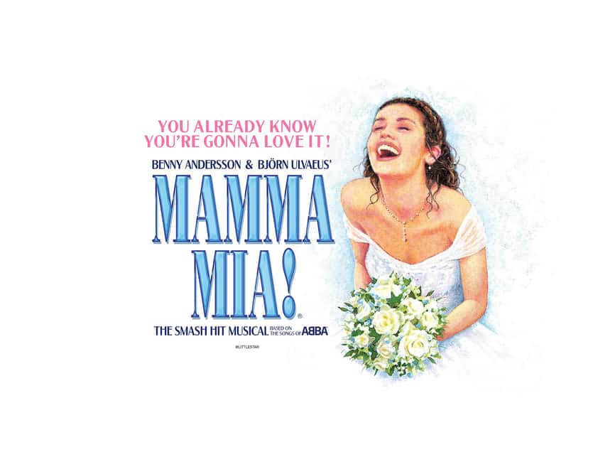 London's West End: Ticket to MAMMA MIA! the Musical - A Greek island wedding powered by ABBA