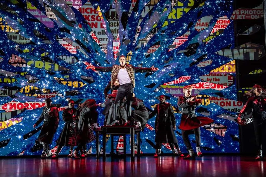 London's West End: Ticket to MJ The Musical - Entering the Prince Edward Theatre in the West End