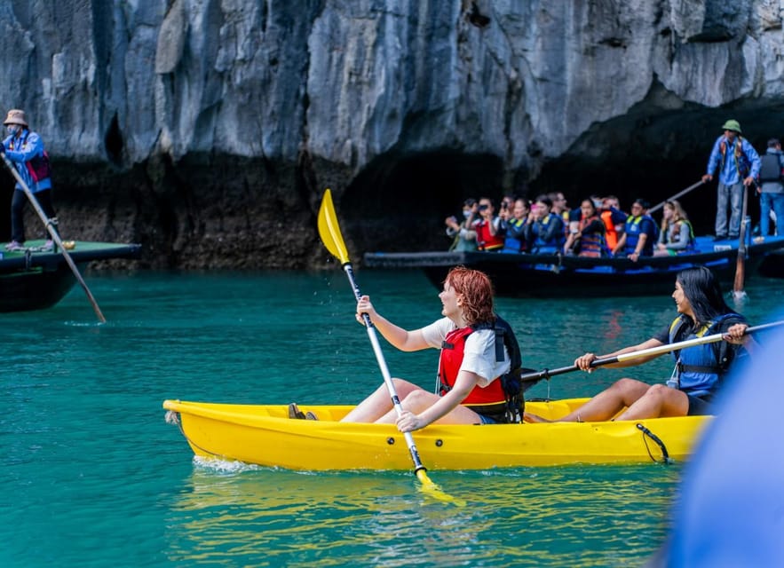 Luxury Ha Long Symphony Day Cruise With Lunch, Cave & Island - The Return and Sunset Canapé Party