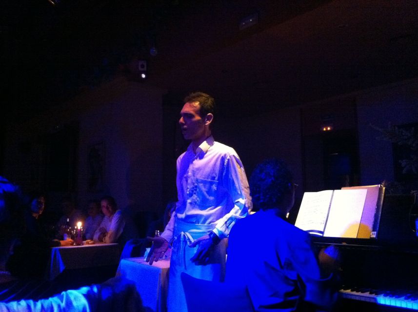 Madrid: Opera and Zarzuela Show and Dinner - The singing is the real reason to go