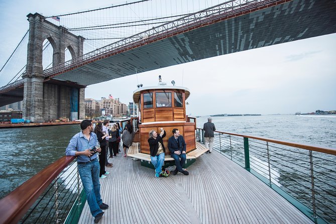 Manhattan Evening Jazz Cruise - Ellis Island and the approach to Lady Liberty