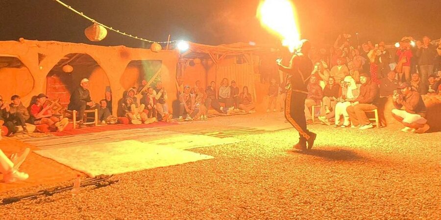 Marrakech: Agafay Desert Dinner, Live Music & Fire Show - The camel ride adds a classic desert touch