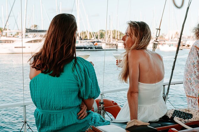 Mooloolaba Sunset Cruise with Live Music - Finding the Saltwater vessel at The Wharf
