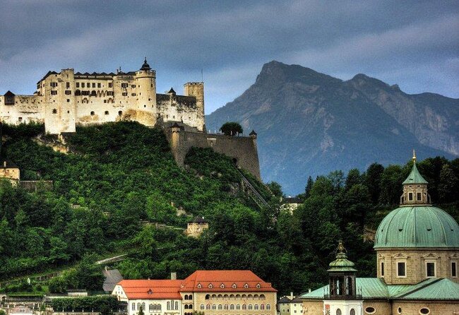 Mozart and Advent/Christmas Concert with Dinner at Fortress Hohensalzburg - Riding the funicular to Salzburg’s fortress
