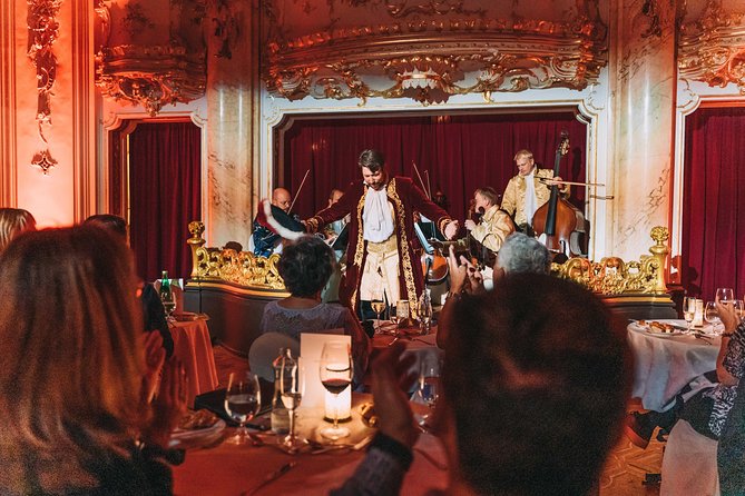Mozart Concert and Dinner in Prague - Shared Tables, Tables for Two, and Balcony Seating