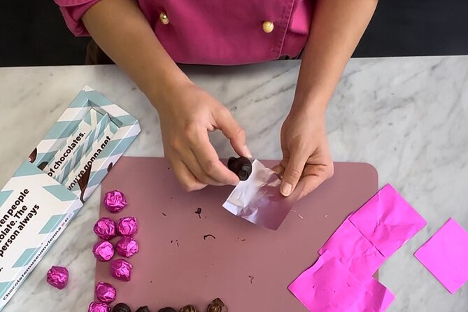 Mozart Kugel Workshop in Chocolate Museum Vienna "BO-YO" - What you take home