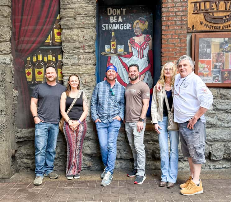 Nashville: Live Music Bar Crawl with Local Artists - 2nd Avenue and the famous dollar wall